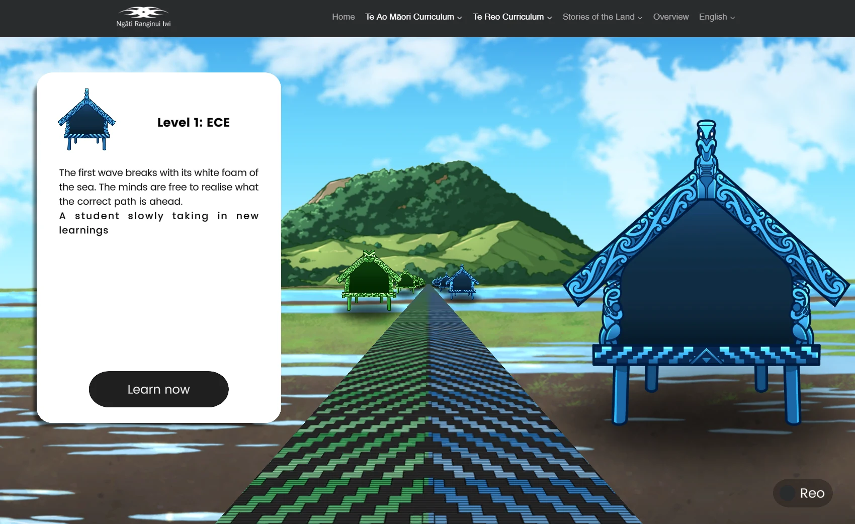 Te Reo Curriculum Level 1 ECE learning pathway