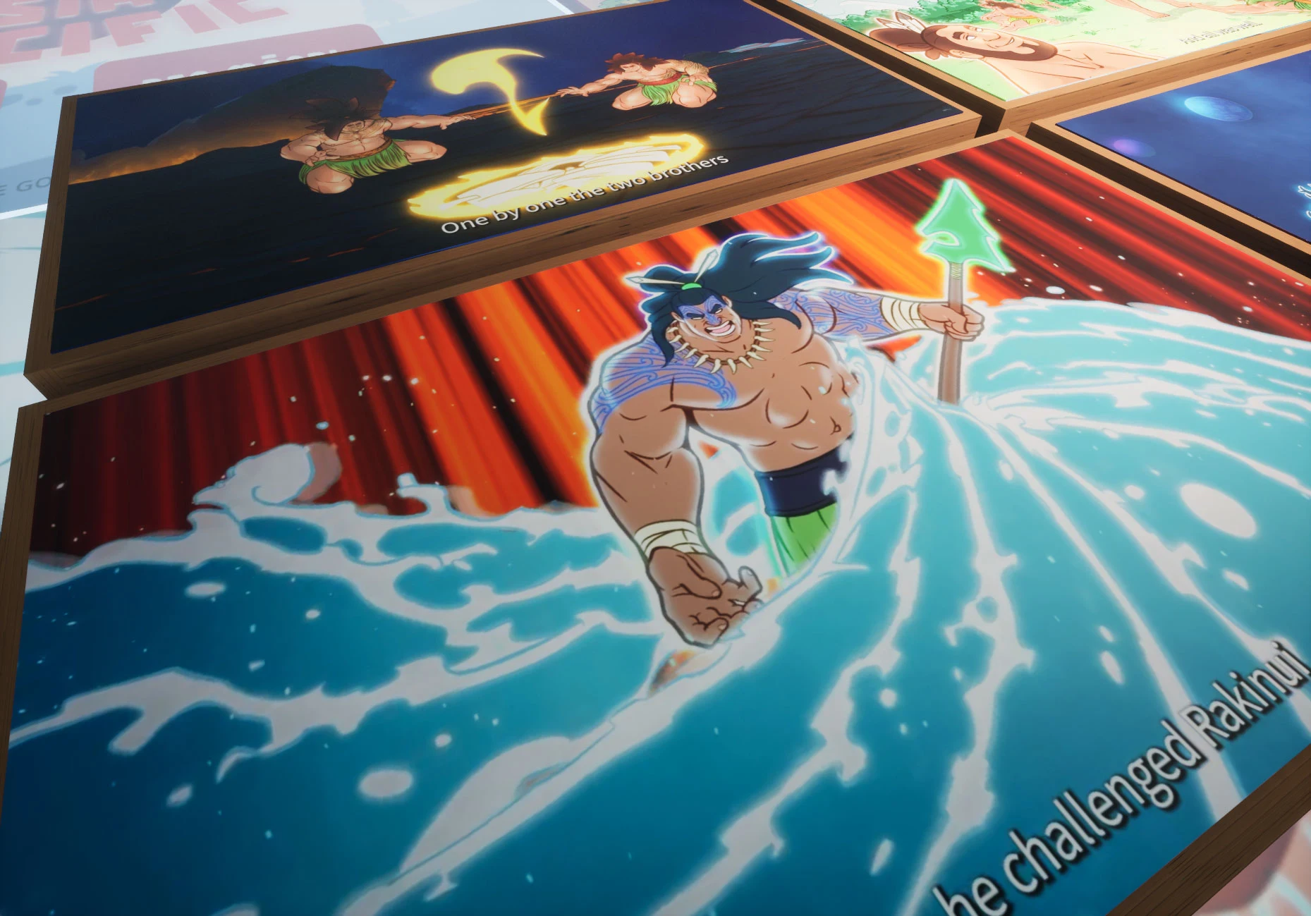 Ōraka-Aparima animation still - Rakinui challenge