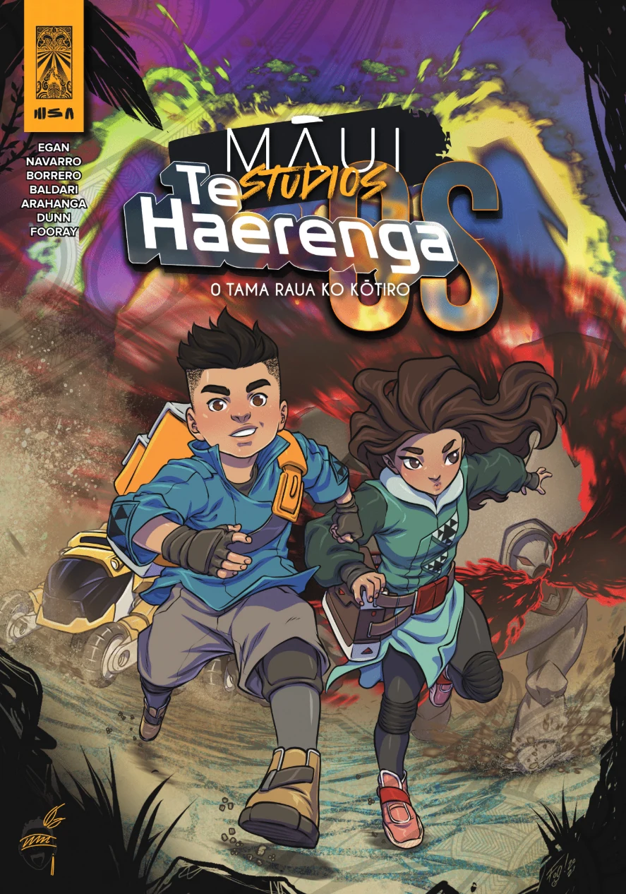 Te Haerenga comic book cover artwork